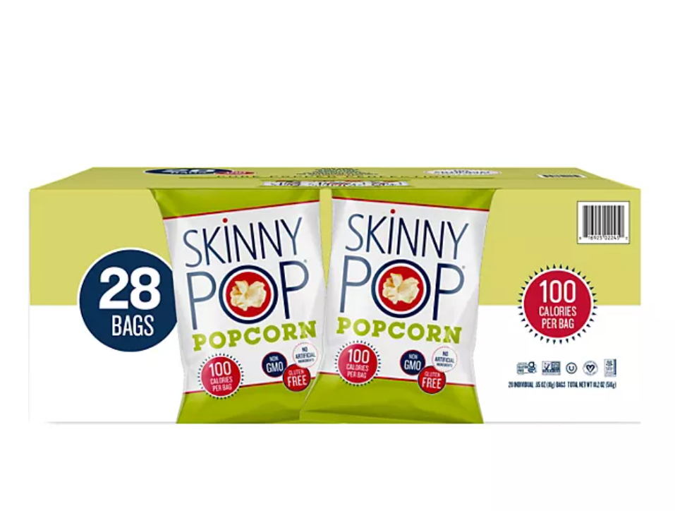 Skinny Pop Individual Size Bag - 28 Count