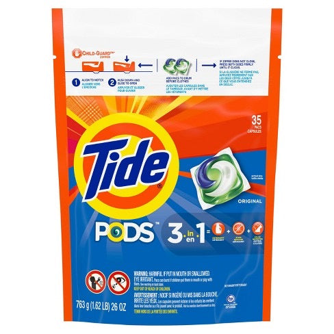 Tide Pods Original Scent Detergent Pacs - 42 Count