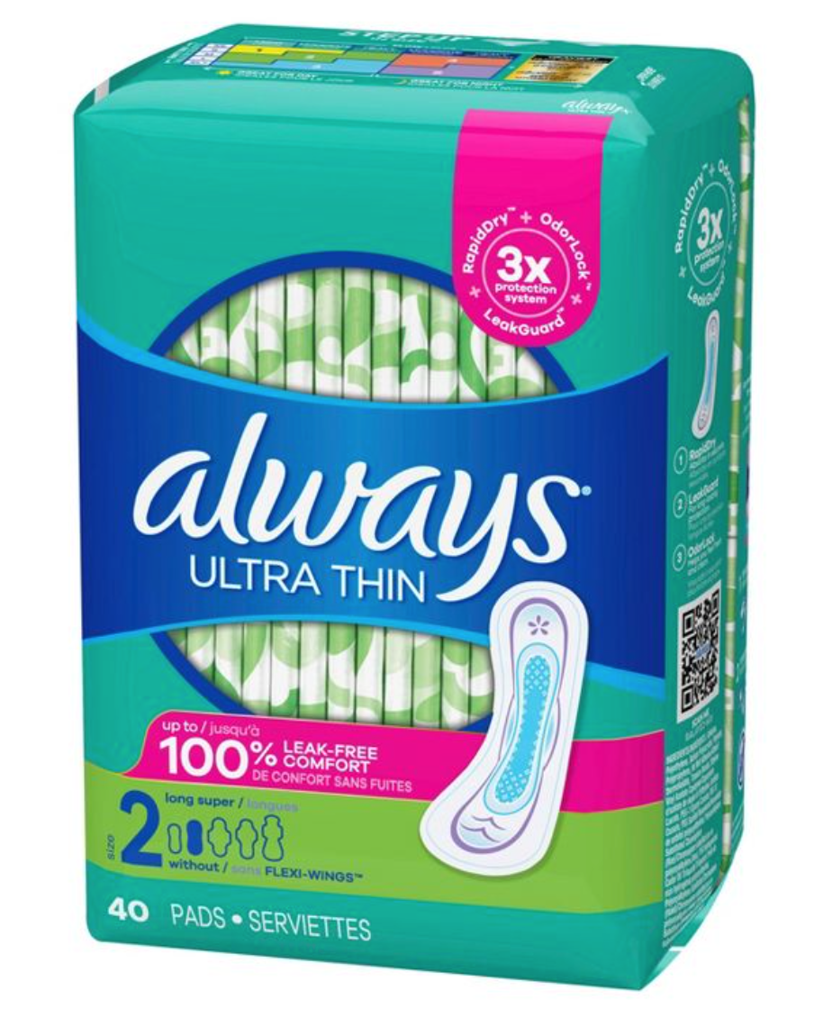 Always Ultra Thin - Pads - 92 ct