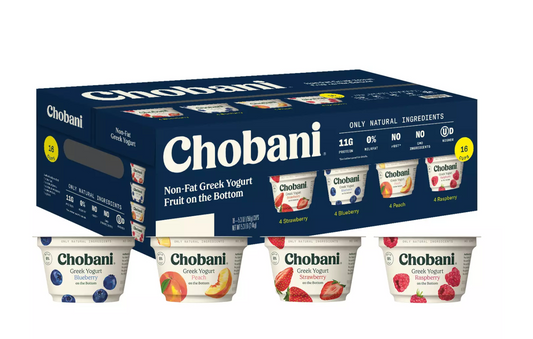 Chobani Yogurt Variety Pack 1 - 16 Count