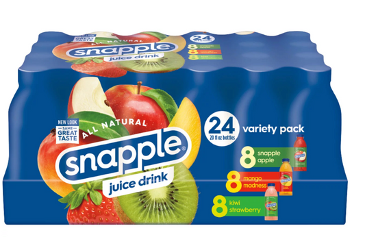 Snapple Juices Variety Pack - 24 Count