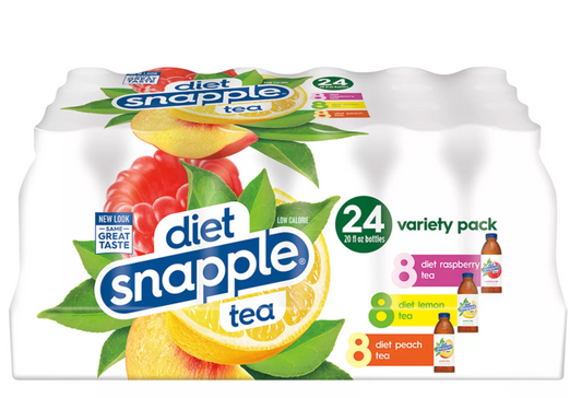 Snapple Diet Tea Variety Pack - 24 Count