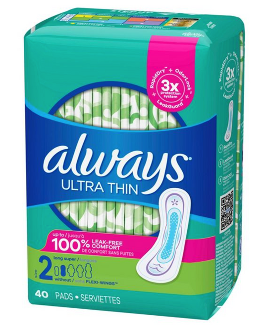 Always Ultra Thin - Pads - 46 ct