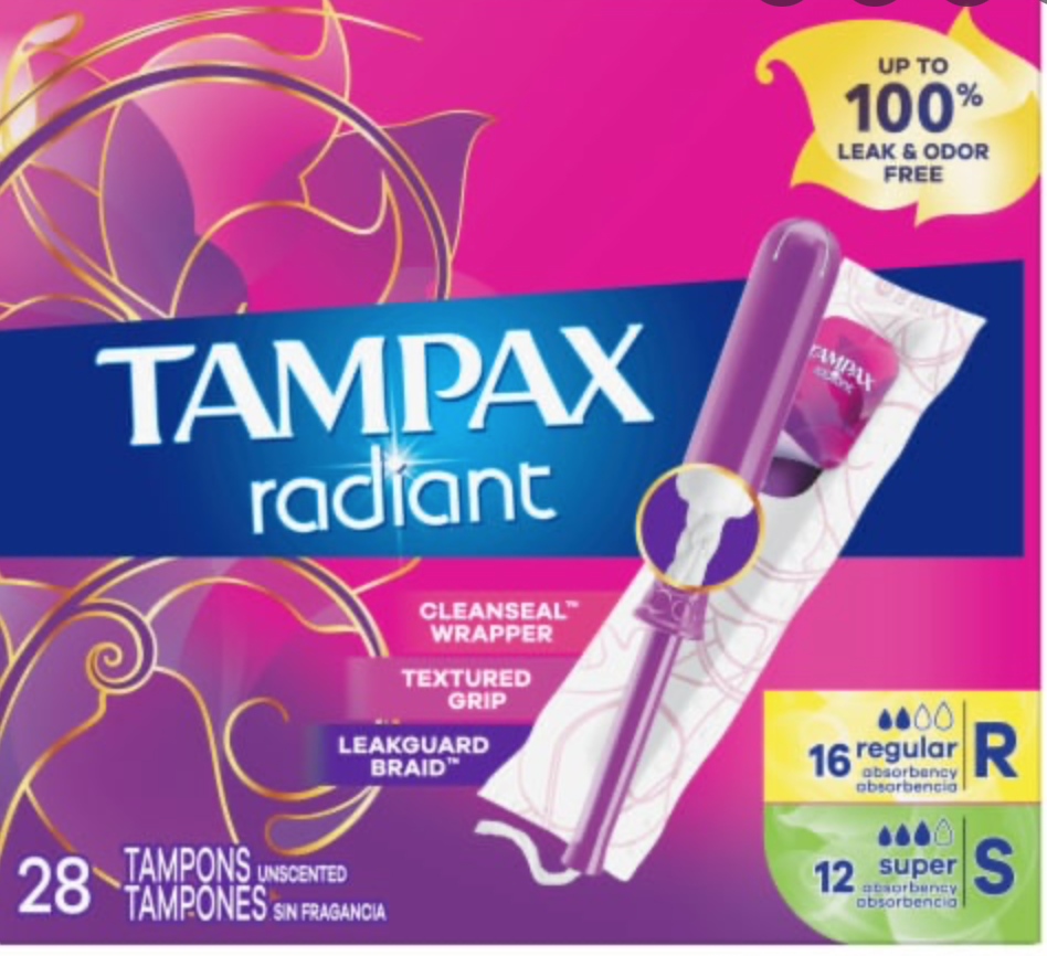 Tampax Radiant - 28 Tampons
